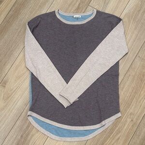 Smartwool lavender/grey, blue, light pink marl sweater